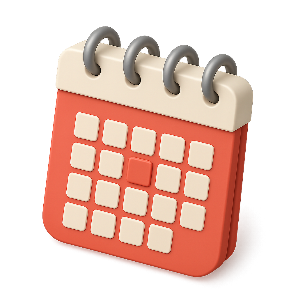 Icono de calendario indicando la fecha del evento - 22 de Agosto 2025